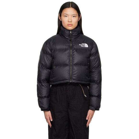 The North Face Short Nuptse Down Jacket Black - L - Picture 1 of 4
